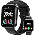 Parsonver Smart Watch(Answer/Make Calls), 1.91" HD Touch Screen Fitness Tracker for Men Women, 100+ Sports Modes IP68 Waterproof, Heart Rate Sleep Blood Oxygen Monitor for iOS Android Phones, FIFIX1