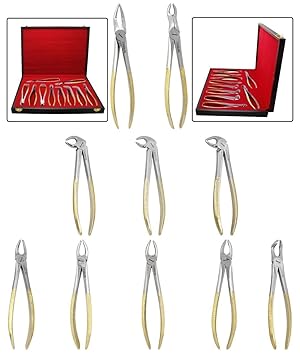 CANDURE® Zahnextraktion Zangen Set, Zahnextraktionszange, Zahnextraktion, Zahnzange, Zahnärztliche Werkzeuge, Zahnarzt Werkze