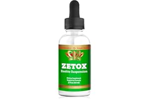 ZEO HEALTH ZETOX | Zeolite Detox for Kids and Adults | Enhanced with Methyl Vitamin B12 and D3 | Premium Grade Liquid Clinoptilolite Zeolite Drops | Supports Gentle Daily Detox, Energy, and Focus (60 Servings)