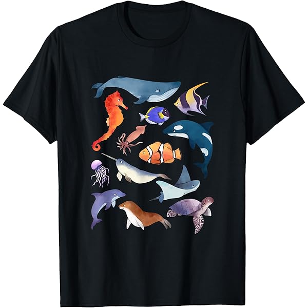 Chemise de biologie marine pour biologistes marins, écologistes, cadeau