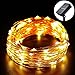 MEKBOK Solar String Lights Outdoor,100 LED 33 feet Waterproof Outdoor Light String for Christmas Outdoor Terrace Path Party Lawn Garden Wedding Party Holiday Decoration (Warm White)