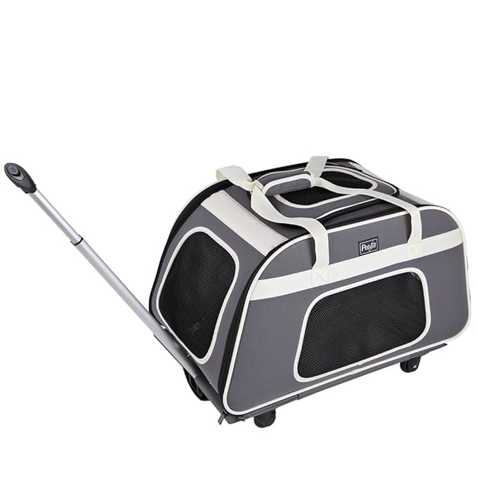 Petsfit Rolling Pet Carrier for Pets up to 28 Pounds, Not