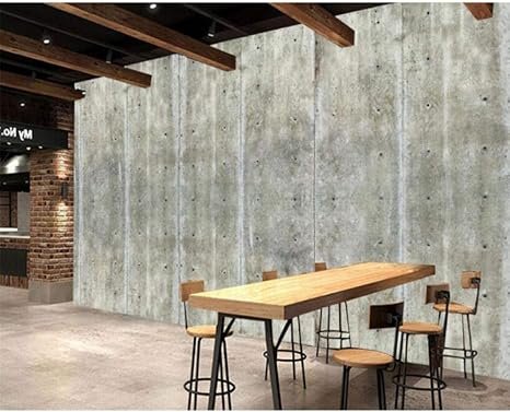 Amazon Lcymt カスタム壁紙コンクリートセメント壁背景壁画 400x280cm 壁紙