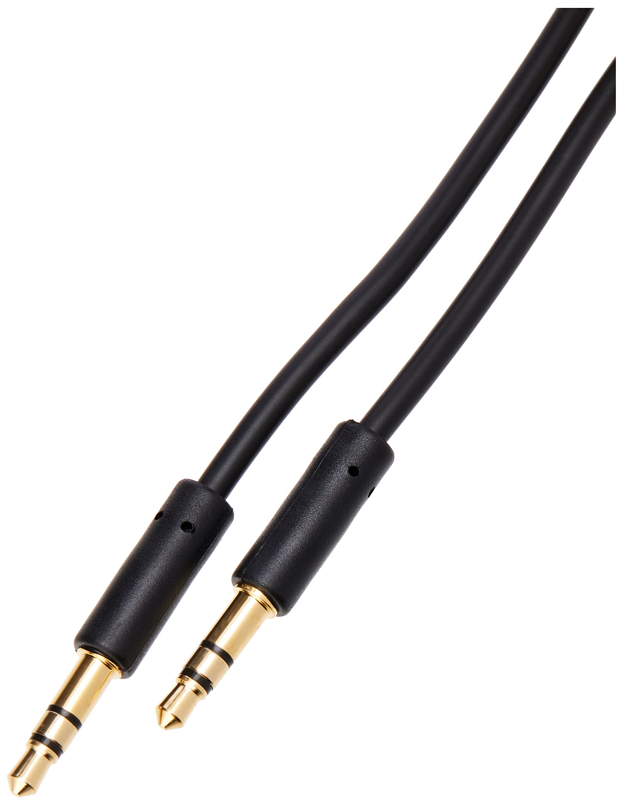 CDL Micro 1 m 3 ft 3.5 mm Stereo Jack Plug to 3.5 mm Stereo Jack Plug Audio Cable Lead Wire Cord,Black