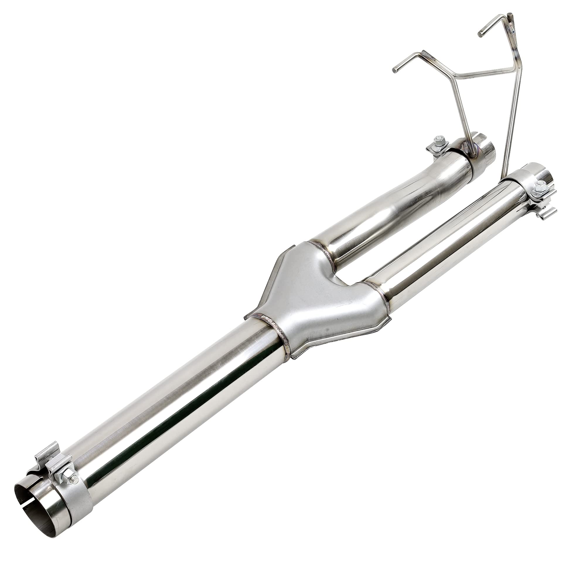 Photo 1 of YOLANDO Dual Exhaust Muffler Y-Pipe Direct Fit Kit Fits 2009-2019 For Dodge Ram 1500 Hemi 5.7L Pickup Truck Stainless Steel