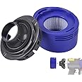 KeeTidy Post HEPA Filter Replacement & Motor Cover Compatible with Dyson V8 V7 Motorhead Car+Boat Trigger Cord-Free Cordless Stick Vacuum Cleaners, Upgrade Your Vacuums