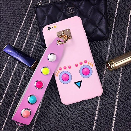 Fashion Design Funny Cute Korean Style Canvas Rivet Wristband Colorful Soft Case Cover Protector For iPhone 7 7S Plus 7+ 5.5 inch (2)