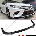 JDM GT Style Front Bumper Lip Splitter Compatible for 2018 2019 2020 Toyota Camry SE XSE