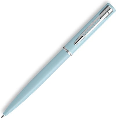 Waterman Allure Ballpoint Pen Baby Blue Pastel Lacquer Medium Point Blue Ink