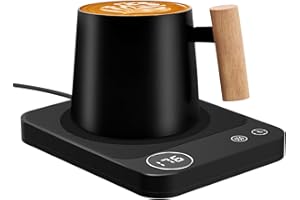 Mug Warmer, Electric Coffee Warmer with 3 Temp Settings, 2-12H Auto-Shutoff Coffee Mug Warmer for Home/Office Desk, Smart Cup