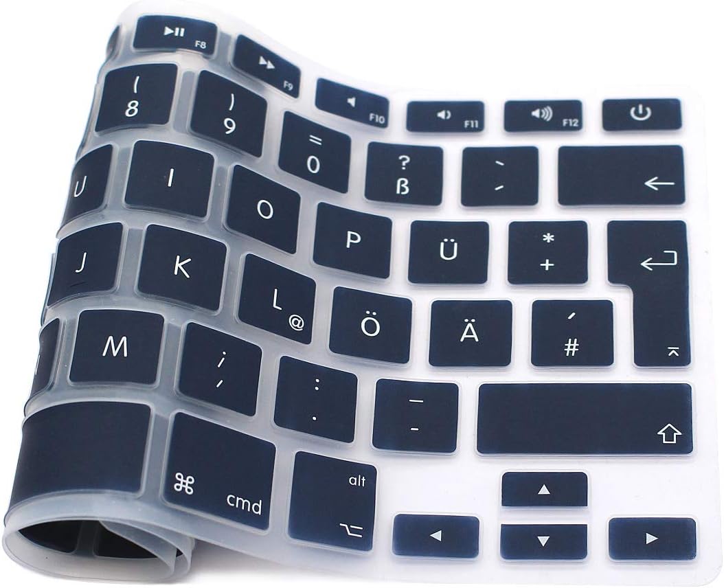 MMDW EU/UK German Language Keyboard Cover for Macbook Pro 13 Inch,15 Inch(with or without Retina Display - Image 5