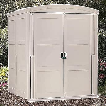 amazon.com: resin tool shed size: 5.6' x 5.5': industrial