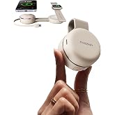 THREEKEY 3-in-1 Charging Station for Apple, Qi2.2 25W Wireless Charger | Foldable Travel Charger with Retractable USB-C Cable, for iPhone 18-12, Apple Watch AirPods iPad Kindle, 65W Adapter Included