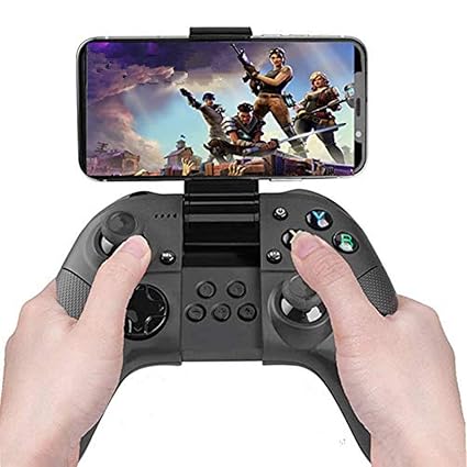 Bluetooth Mobile Phone Gamepad Controller Build In Clamp Holder Compatible With Ios Iphone Ipad Ps4 Remote Play Supports Fortnite Mobile - 