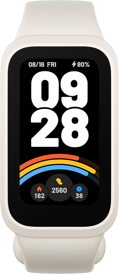 Xiaomi Smart Band 9 Active Fitness Tracker 1.47" 50 Sport Modes 5ATM White
