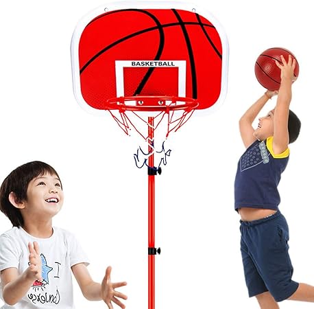 Immagini Natale Basket.Twocc Regalo Di Natale Per Bambini Mini Cestino Da Basket Regolabile Palo Portatile Rack Da Basket Regolabili Cerchi Da Basket Set Di Giocattoli Per Bambini 63 150 Cm Amazon It Casa E Cucina