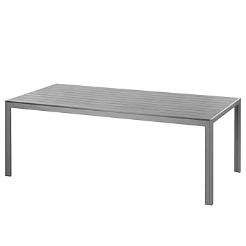 Gartenmöbel Aluminium Holzoptik