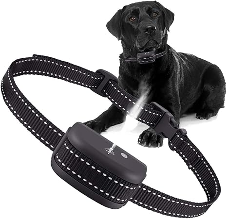 Collar antiladridos para perros, collar antideslizante para perro, dispositivo antiladridos recargable y resistente al agua, collares anti-ladridos ...