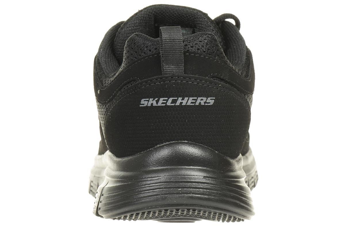 Skechers Burns- Agoura Herren Turnschuhe, Black, 47.5 EU