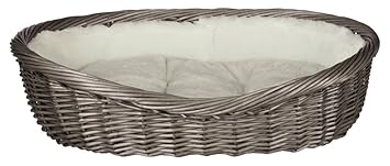 Trixie Korb mit Bezug & Kissen, 80 cm, grau