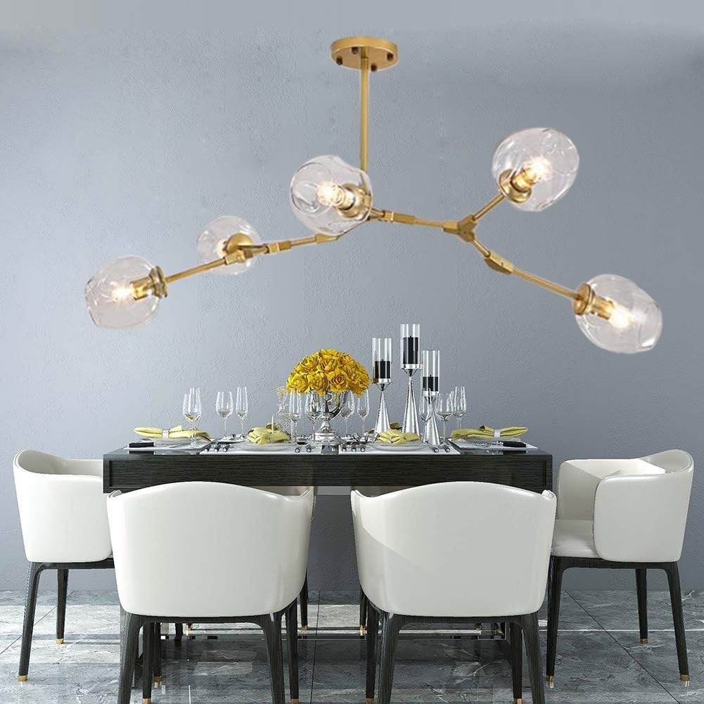 glass chandelier modern