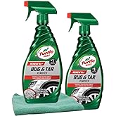 Turtle Wax Bug &amp; Tar Remover (16 oz.) Bundle with Microfiber Cloth (3 Items)