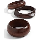 SHASHI Women's Jacques Bangle Set, Brown, One Size