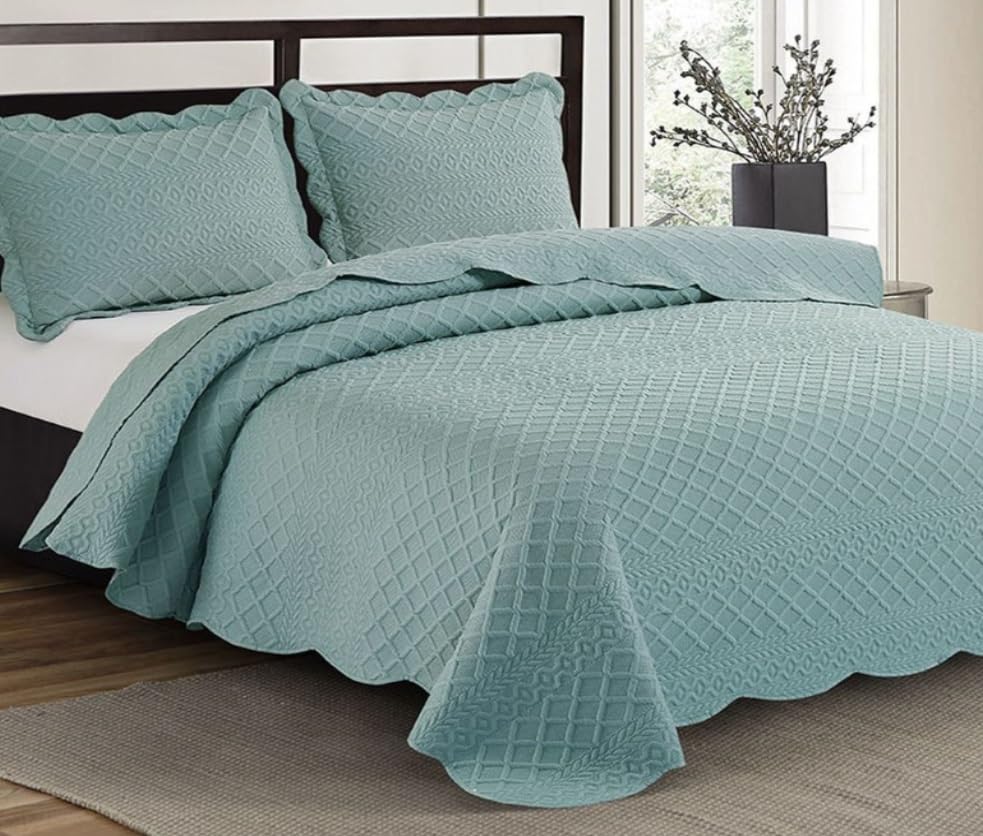 Camesa Colcha Ilusion Orla Solteiro 160x230 cm - Piscina