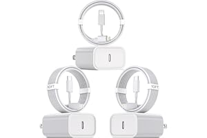 KRUIDVAT 10Foot Fast iPhone Charging Cable,3-Pack Super Fast iPhone Charger USB C Charging Block Wall Charger PD Adapter with 10FT Type C to Lightning Cable Cord for iPhone 14/13/12/11Pro Max/XS Max/XS/XR/8/SE