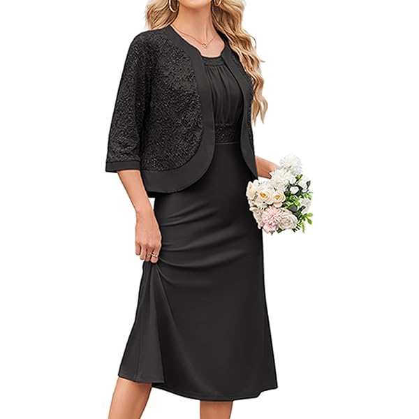 Amazon.com: Alex Evenings Women's Tea Length Embroidered Bodice Mother of  The Bride Gown, Wedding Guest Dress : Clothing, Shoes & Jewelry
