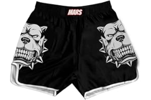 O2TEE Wolf Skull Muay Thai Shorts Combat Fight MMA Boxer Boxing Trunks