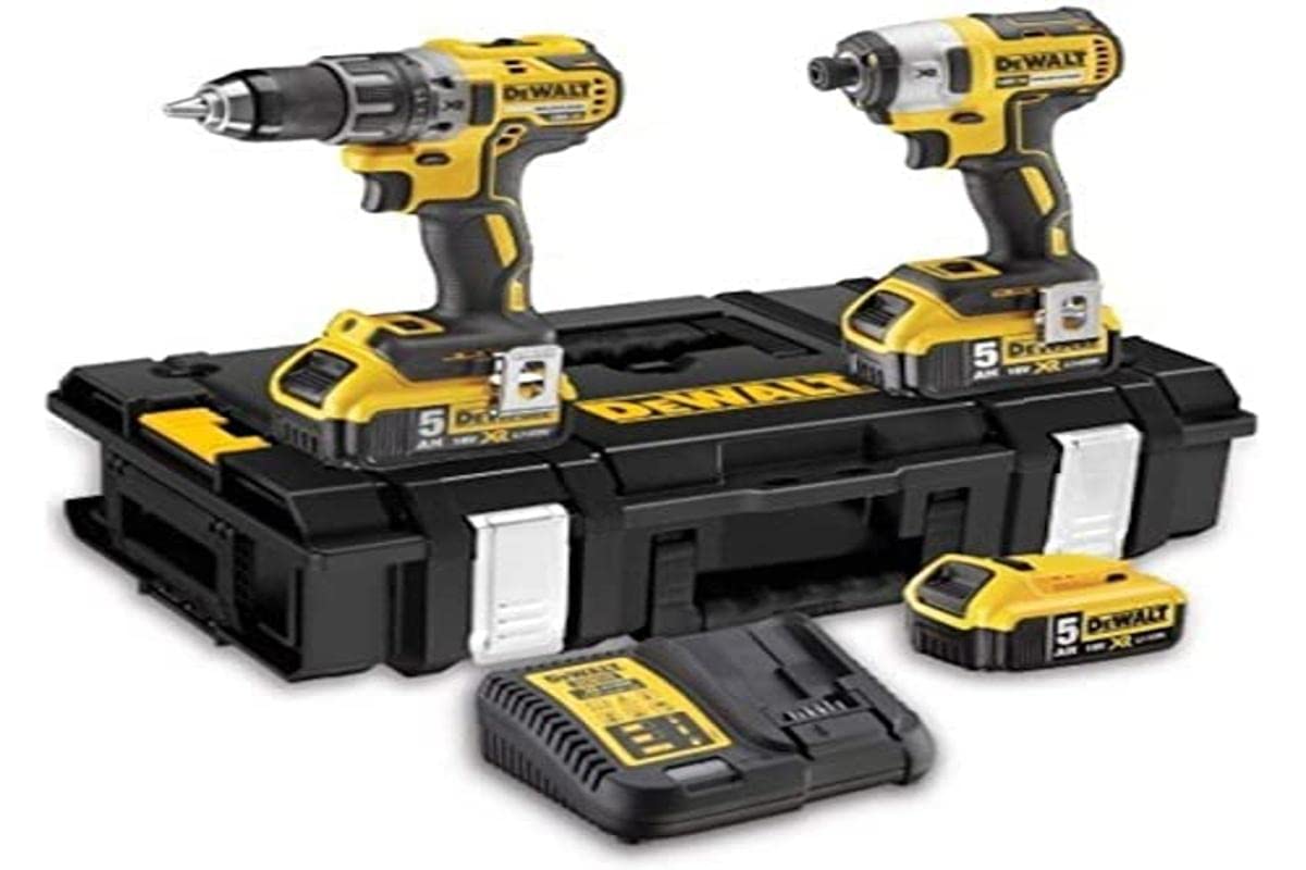 DeWalt DCK266P3-QW DCD796 Impact Drill DCF887 Impact Wrench 18 V, 3 x 5 Ah