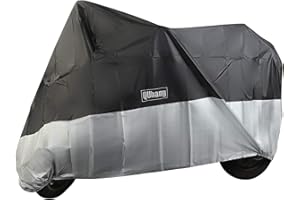 Motorcycle Cover Waterproof Outdoor, Motorbike Cover XL with Storage Bag Indoor Outdoor Snow Dust Sun UV Protection - 96x41x4