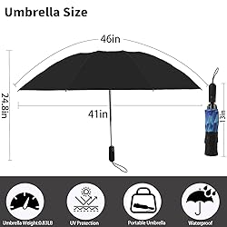 ZDSSM Compact Travel Umbrella Inverted Reverse