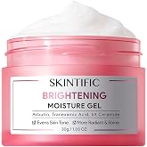 SKINTIFIC Niacinamide Brightening Moisturizer for Radiant Skin | Hydrating Face Cream with TXA, Ceramides &amp; Hyaluronic Acid to Improve Dullness and Even Skin Tone,30g/1 FL.OZ