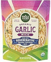 WHOLE FOODS MARKET Organic 90 Second Garlic Rice, 8 OZ