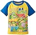 Teenage Mutant Ninja Turtles Little Boys' Toddler Short Sleeve Raglan T-Shirt, Yellow, 3T
