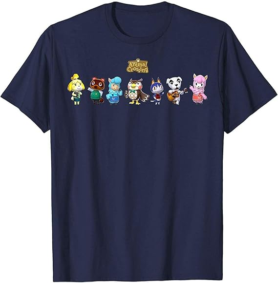 Animal Crossing Character Lineup TShirt Amazon.de Bekleidung