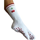 Solis Movement Non-Slip Cute Pilates Socks with Grips for Women | Cute Grip Socks for Yoga Womens