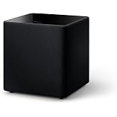KEF Kube 12 MIE Subwoofer - 12 Inch Powered Home Theater Subwoofer with Sealed Cabinet &amp; DSP App Control