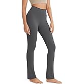ODODOS Cloud Feeling Straight Leg Pants with Back Pocket for Women, High Waist Casual Lounge Yoga Pants- 28" / 30" Inseam