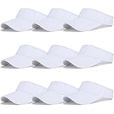Ultrafun 9Pack Kids Sun Visor Hat UV Protection Sports Tennis Beach Summer Visor Hats for Boys Girls Aged 5 to 12 Years
