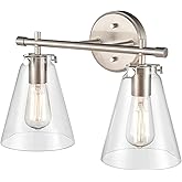 ML Lighting Aliza 2-Light Vanity Brushed Nickel