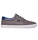 DC Men's Council S Leather Skate Sneakers, Grey, 12 D