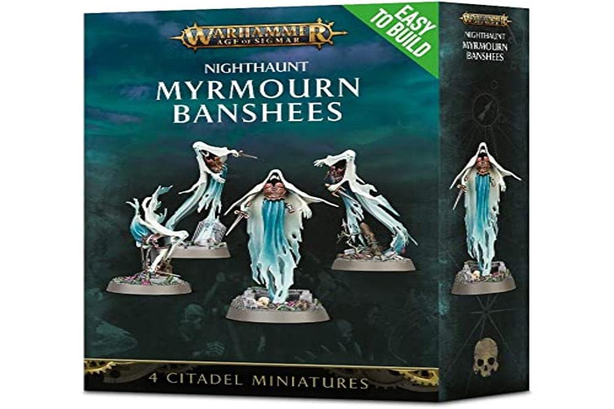 Games Workshop Warhammer AoS - Easy to Build: Nighthaunt Myrmourn Banshee