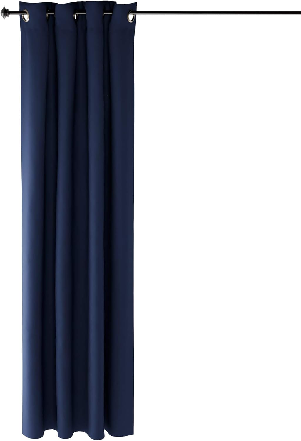 Furinno Collins Blackout Curtain 52x84 in. 1 Panel, Dark Blue, W 52" x L 84" (1 Panels)