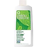 Desert Essence Natural Tea Tree Oil Ultra Care Mouthwash - Mega Mint - 16 Fl Oz - Freshens Breath - Defends Against Sugar Aci