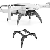Mini 4K Landing Gear - Foldable Quick Release Extension Leg Height Extended Protection for DJI Mini 4K Drone Accessories (Gra