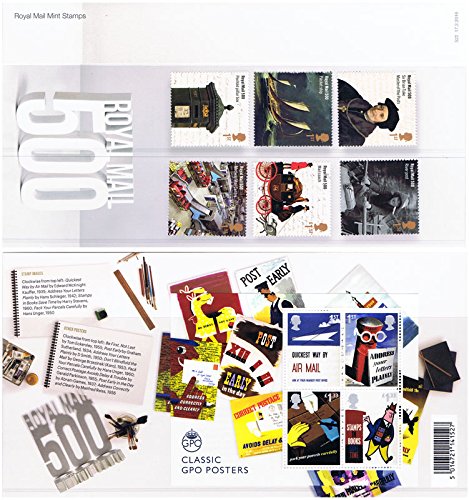 2016 Royal Mail 500 Presentation Pack PP495 (printed no. 522) - Royal Mail Stamps
