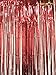 ShiDianYi Tinsel Foil Fringe-Curtain-3FTX8FT- Metallic Door Window Backdrops/Curtain Party Decoration (Red)